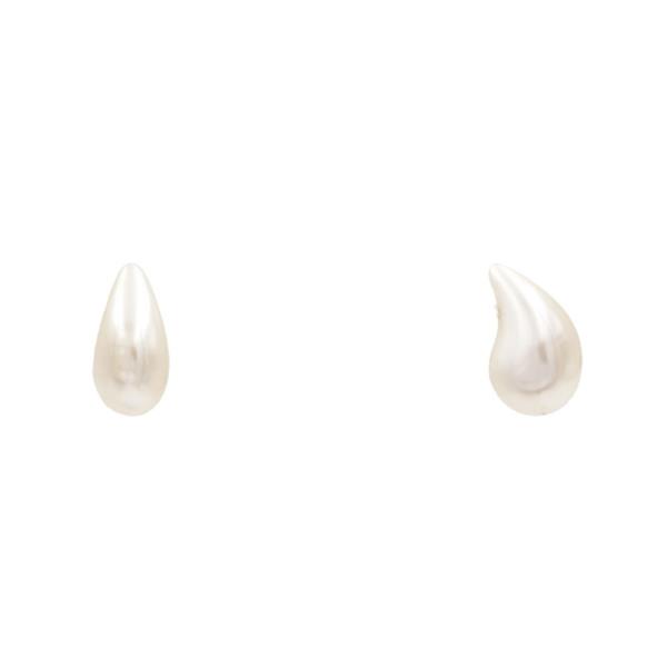 Teardrop Pearl Dome Earring