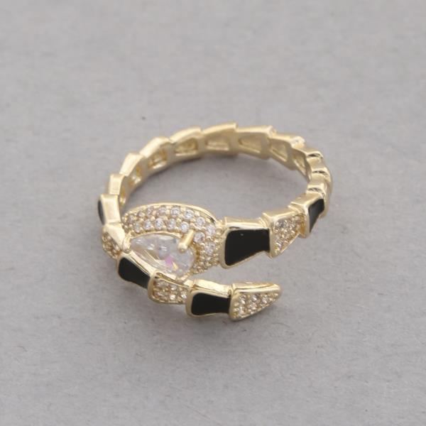 SODAJO Snake Shape Gold Dipped Ring