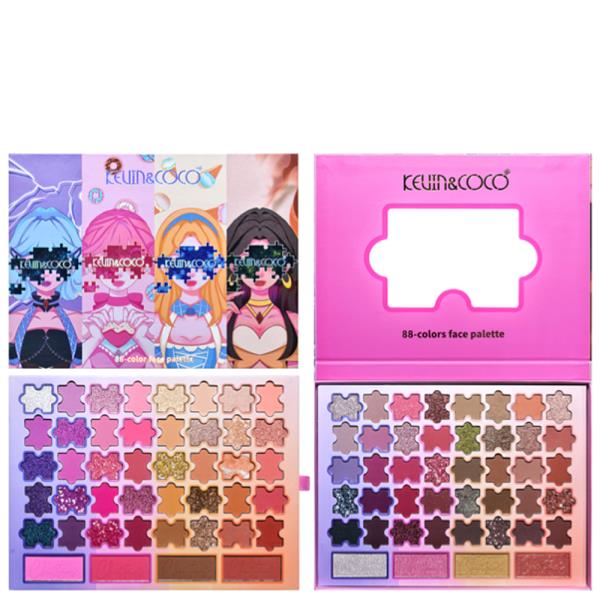 88 Colors Face Palette