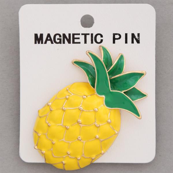 PINEAPPLE MAGNETIC PIN