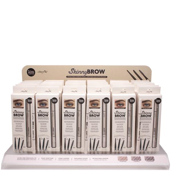 AMORUS SKINNY BROW RETRACTABLE EYEBROW PENCIL (36 UNITS)