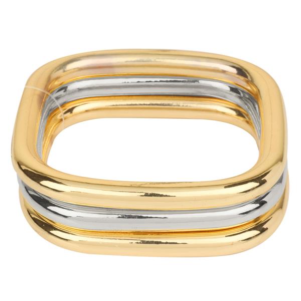 CCB Multi Stackable Bangle Square Bracelet