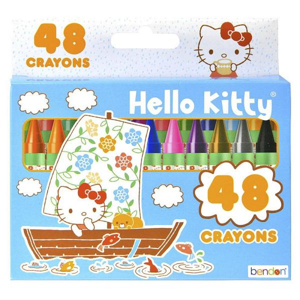 HELLO KITTY Crayons 48 Count