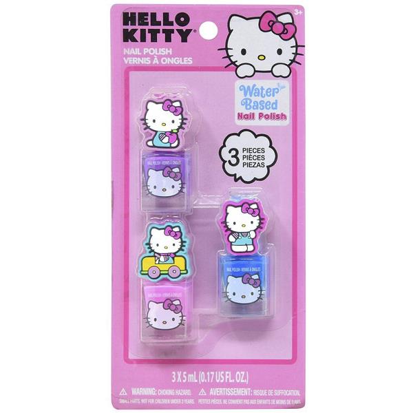 HELLO KITTY Nail Polish 3PC