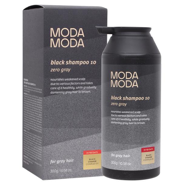 MODA MODA BLACK SHAMPOO 10 ZERO GRAY