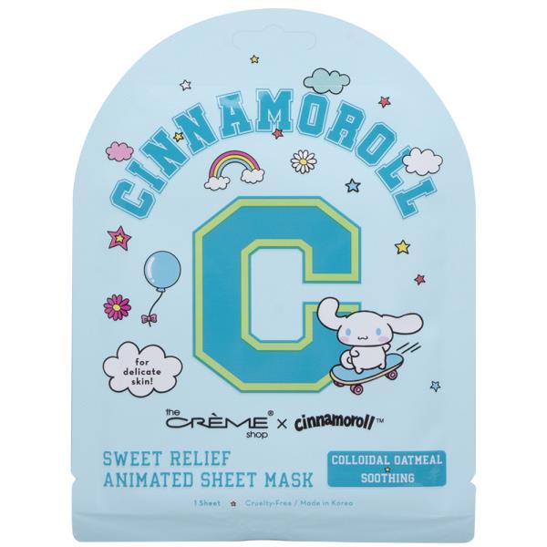 THE CREME SHOP X CINNAMOROLL SWEET RELIEF ANIMATED SHEET MASK (6 UNITS)