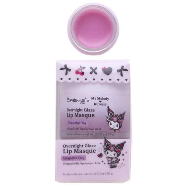THE CREME SHOP X MY MELODY KUROMI OVERNIGHT GLAZE LIP MASQUE GRAPEFUL DAY