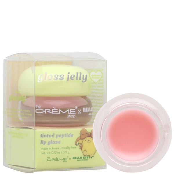 THE CREME SHOP X HELLO KITTY AND FRIENDS GLOSS JELLY TINTED PEPTIDE LIP GLAZE PINK CRUSH