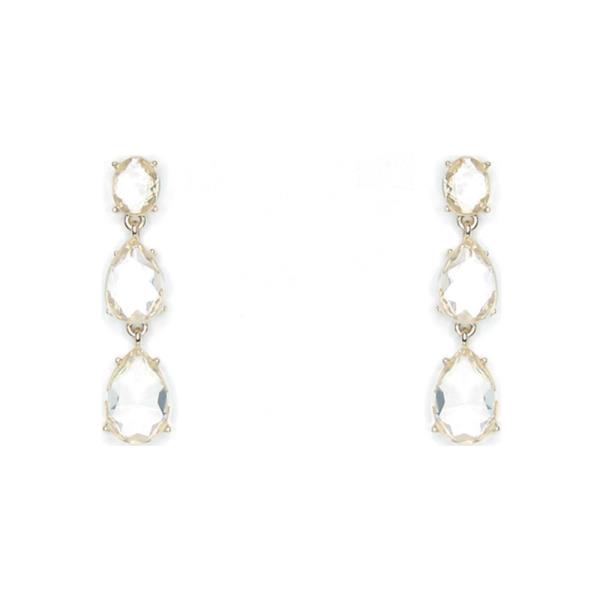 Teardrop Crystal Link Dangle Earring