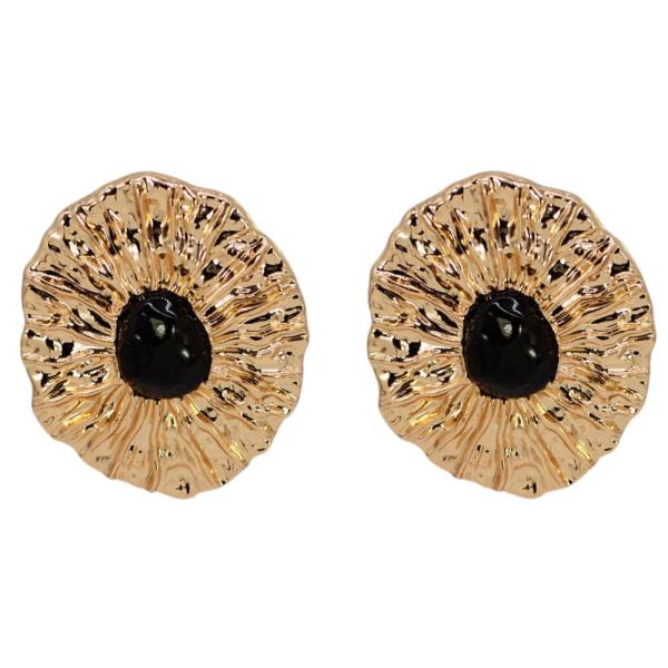 Organic Shape Metal Earring