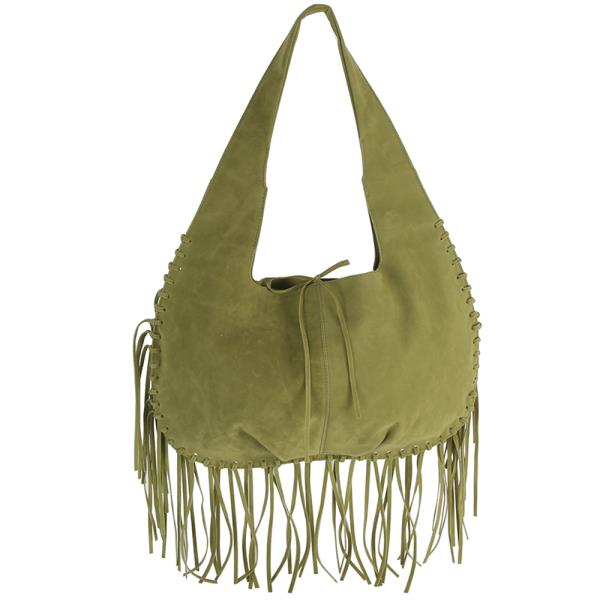 Online Only Fringe Style Shoulder Hobo Bag
