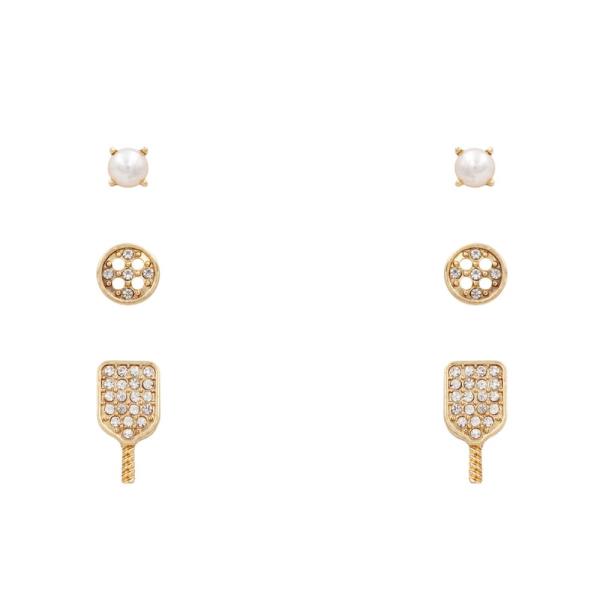 Pickleball Assorted Earring Set