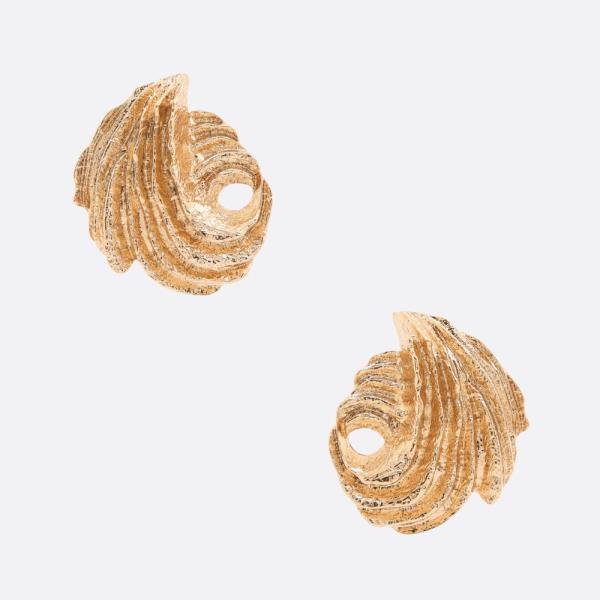SDJ Textured Metal Earring