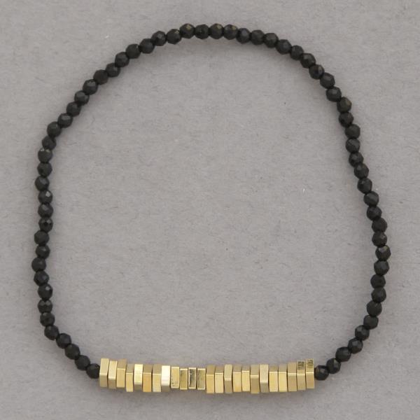 SODAJO Beaded Gold Dipped Bracelet