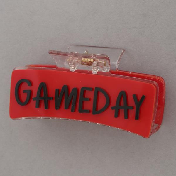 Game Day Claw Hair Clip