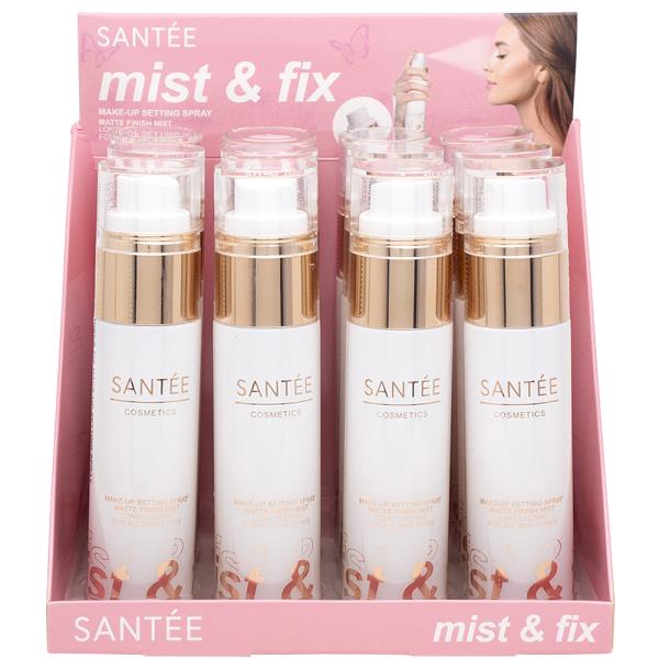 SANTEE MIST AND FIX MAKEUP SETTING SPRAY (12 UNITS)