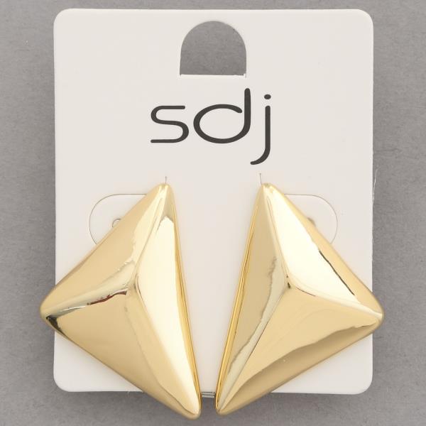 SDJ Geo Shape Metal Earring