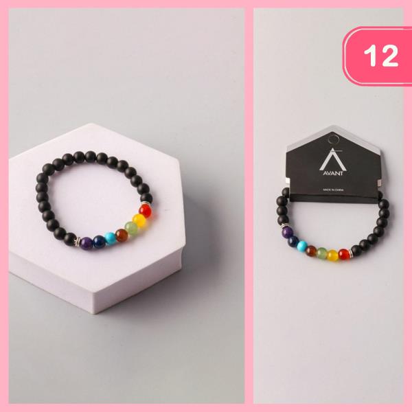 Chakra Beaded Bracelet (12 Units)