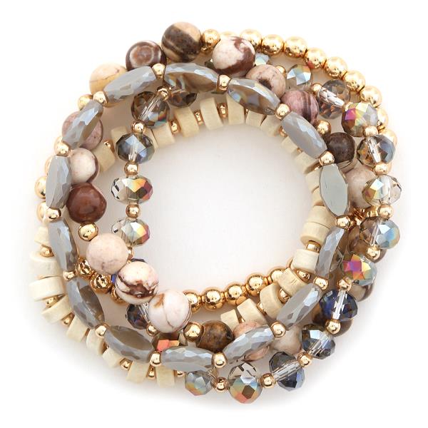 Multi Bead Bracelet Set