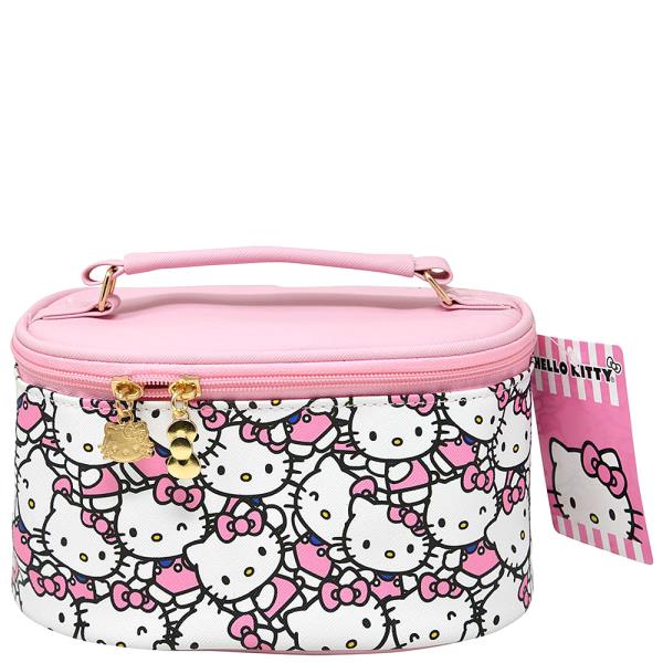 HELLO KITTY and Friends Oval PU Cosmetic Bag