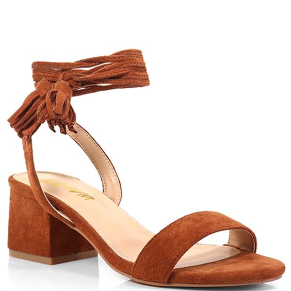 One Band Low Heel Legwrap Sandal (12 Pairs)