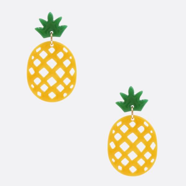 Pineapple Dangle Earring