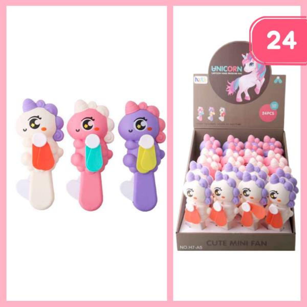 Unicorn Hand Pressure Fan (24 Units)