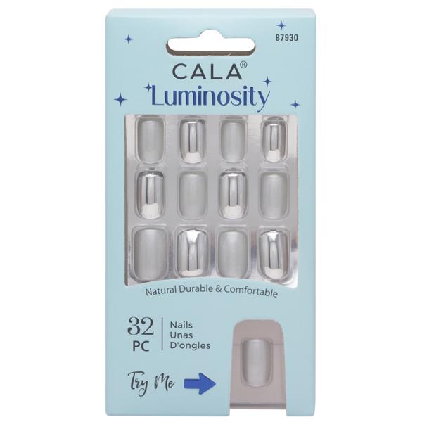 CALA Luminosity Cat Eye Chrome Press On Nails Set