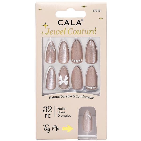 CALA Jewel Couture Cat Eye Nude Press On Nails Set