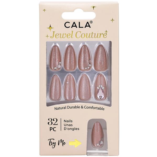 CALA Jewel Couture Cat Eye Mauve Press On Nails