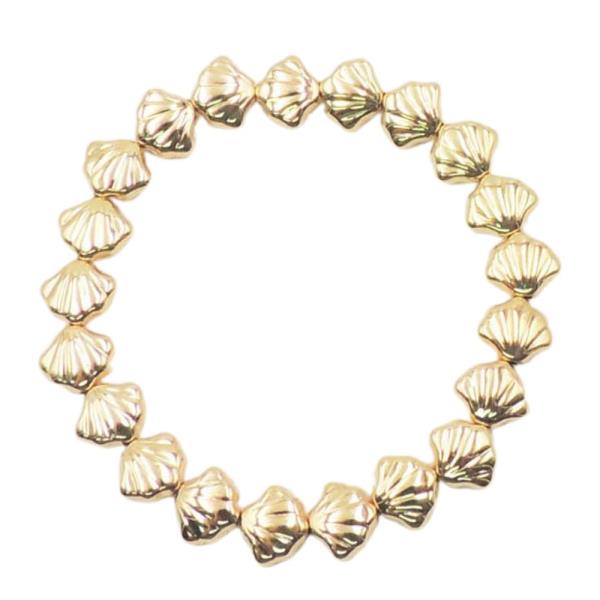 Seashell Link Metal Bracelet