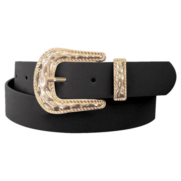 Twist Edge Organic Western Belt with Loop