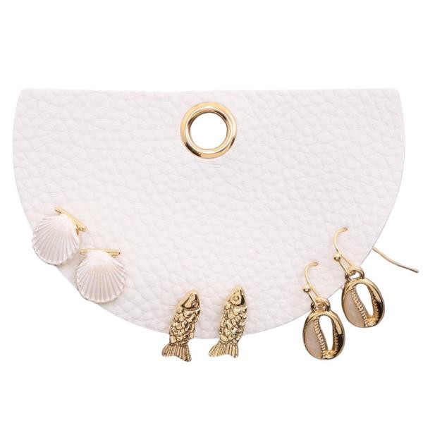 Sea Life Assorted Earring Set