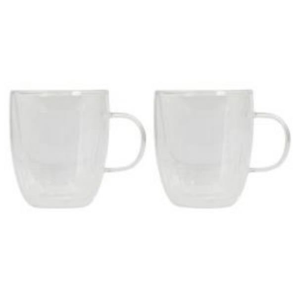 Mr Retro Macchiato 16 Oz Mug Set 2 Pk