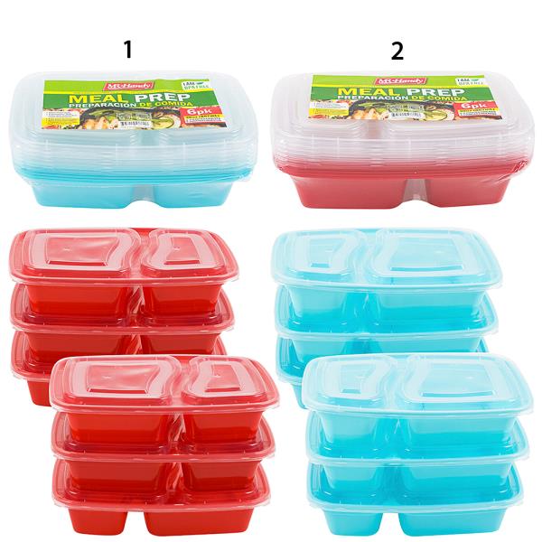 Rectangle Food Container 6PC