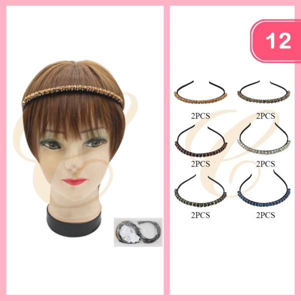 Rhinestone Headband (12 Units)