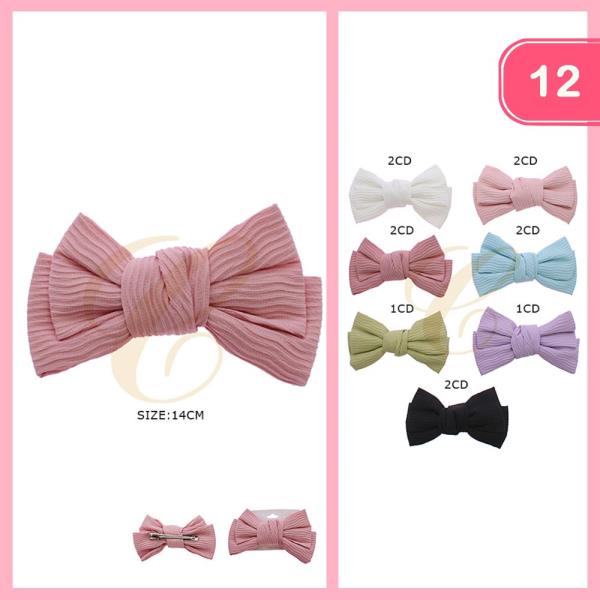 Hair Bow Pin (12 Units)