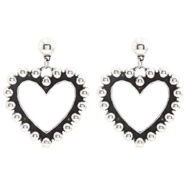 WESTERN HEART DANGLE EARRING