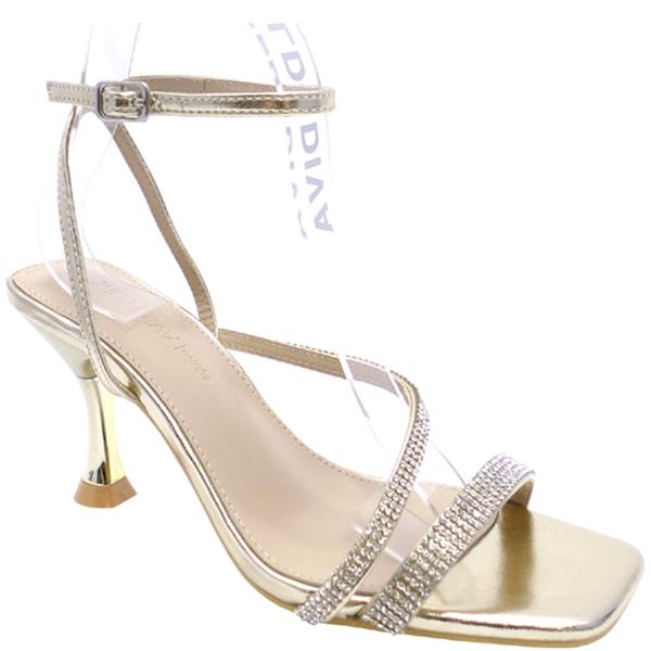 Rhinestone Ankle Open Heel (12 Pairs)