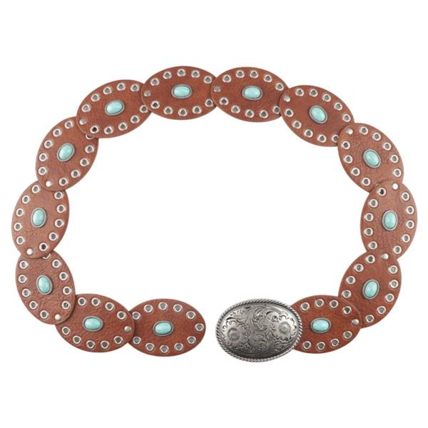 Y2K WESTERN OVAL SHAPE BELT