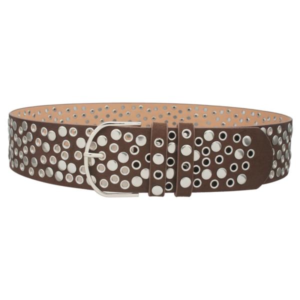 ALL OVER STUD & GROMMET HIP BEL
