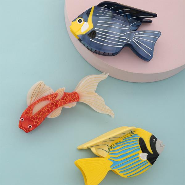 Sealife Fish Hair Claw Clip 1 Pc