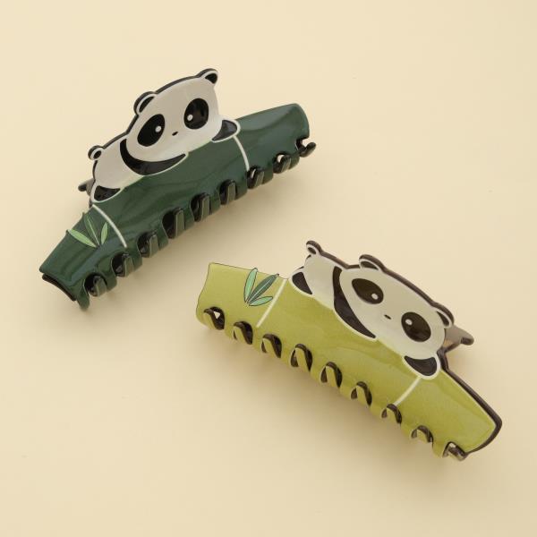 Panda Hair Claw Jaw Clip