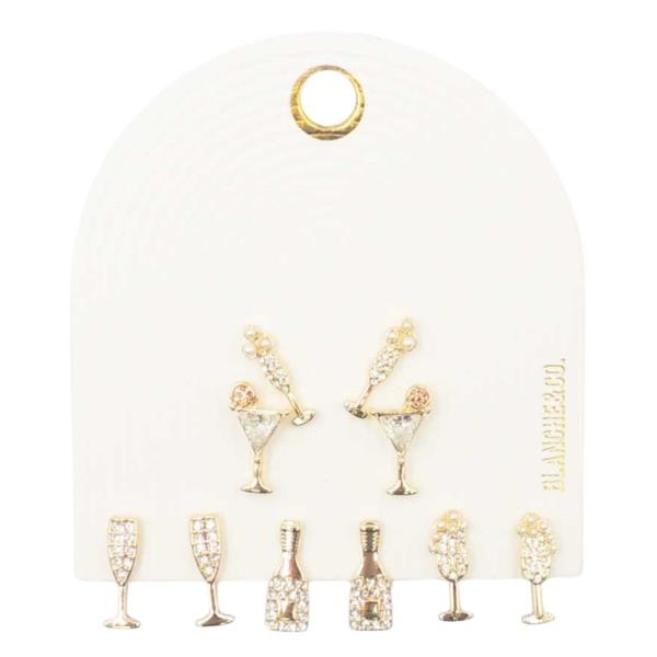 Holiday Cheers Assorted Earring Set