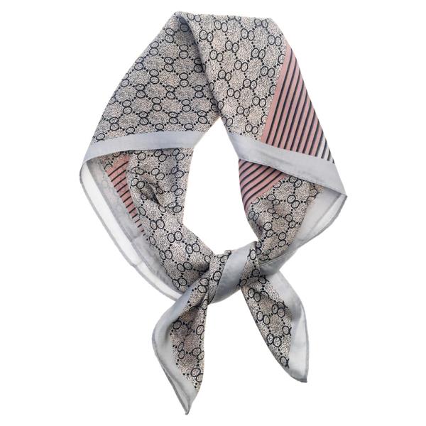 MULTI PATTERN SILKY BANDANA SQUARE SCARF