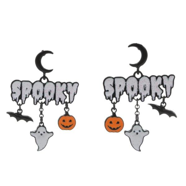 Spooky with Multi Charm Hypoallergenic Earring