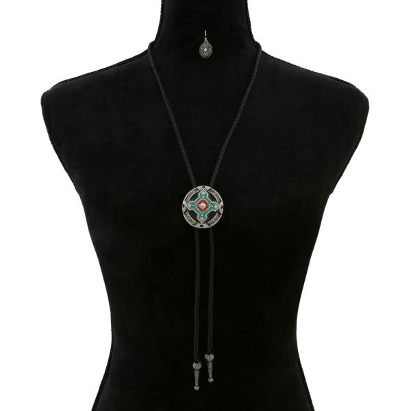 Western Style Long Adjustable Necklace
