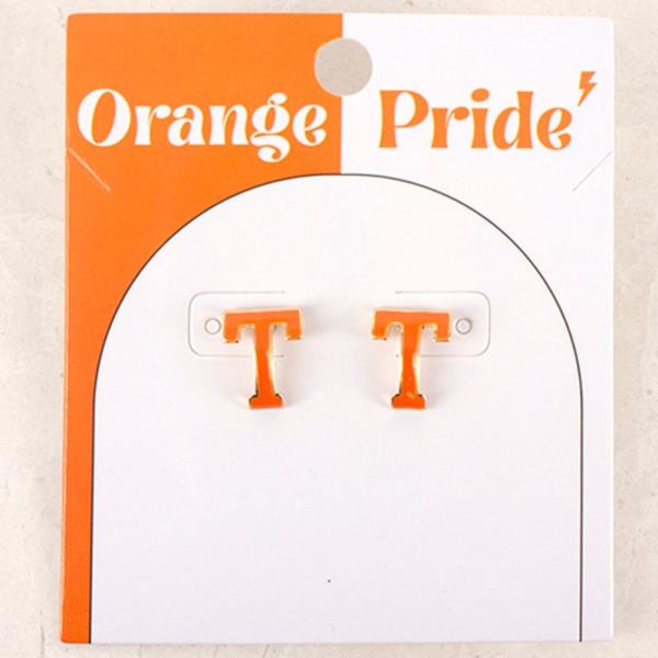 Game Day T Stud Earring