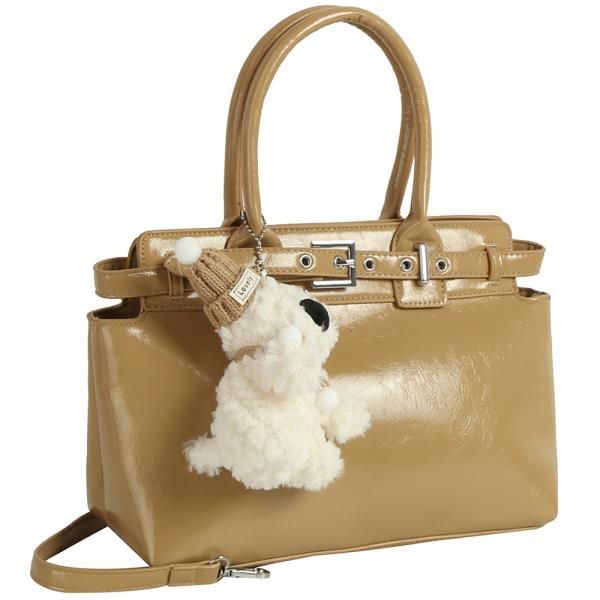 Smooth Buckle Satchel W Doll