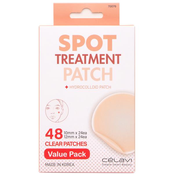 CELAVI Spot Treatment 48 Clear Hydrocolloid Patches